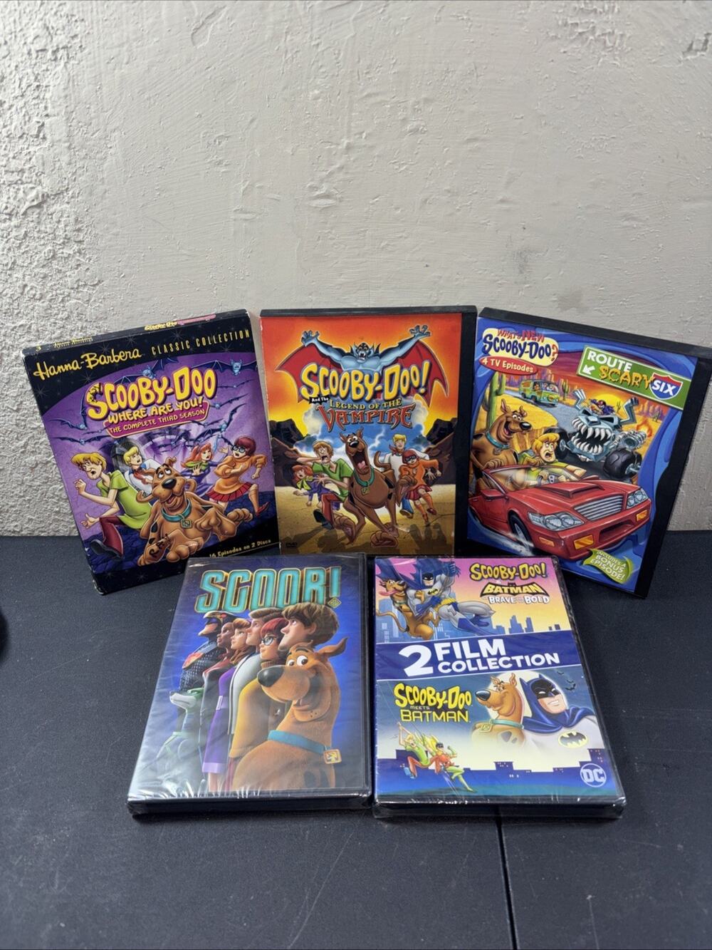 5 Scooby-Doo Original Animated Movies & TV Series DVDs Batman, 3rd Season, Scoob